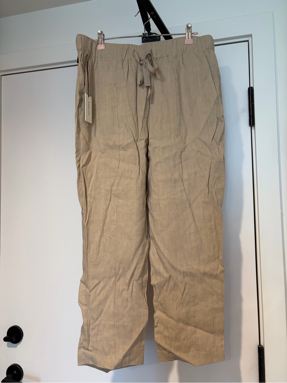 Aritzia Babaton Errol Linen Pants Size L Brand new with tag